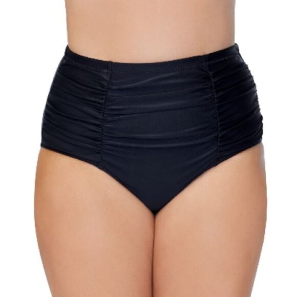 RAISINS CURVE Trendy Plus Size Costa High-Rise Bikini Bottoms Swimsuit-New 24W - Picture 2 of 8